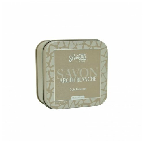 La Savonnerie de Nyons Мыло кусковое Argile Blanche, 100 г