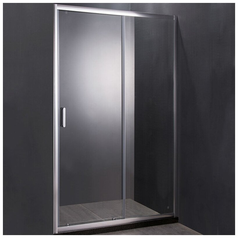Душевая дверь в нишу Orange E02-150TCR 150 профиль Хром стекло прозрачное