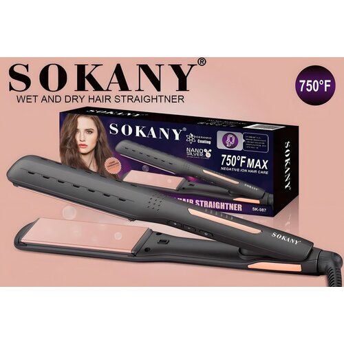 Выпрямитель-утюжокплавающие пластиныSK- 987быстрый нагревGORGEOUS HAIR6 уровней температурычерный 295000₽