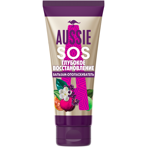 Купить Бальзам-ополаскиватель для поврежденных волос Глубокое восстановление SOS Aussie/Осси туба 200мл, Procter&Gamble Blois S.A.S.