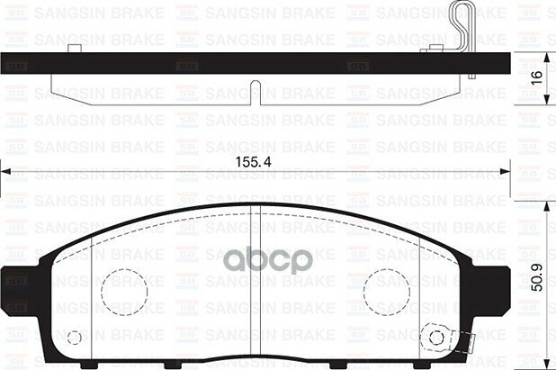 Колодки Тормозные Sangsin brake арт. SP1361