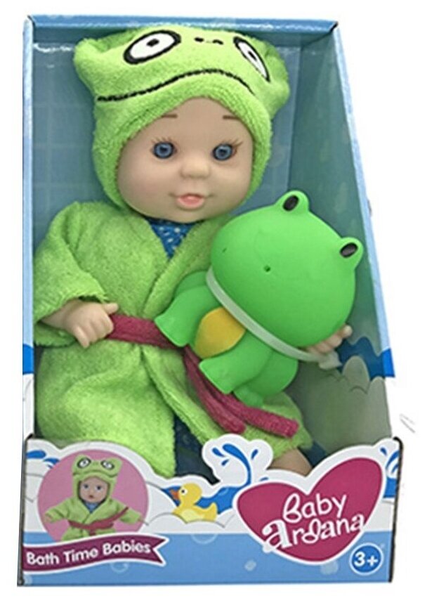 Пупс Junfa toys Baby Ardana, 23 см, A361A зеленый