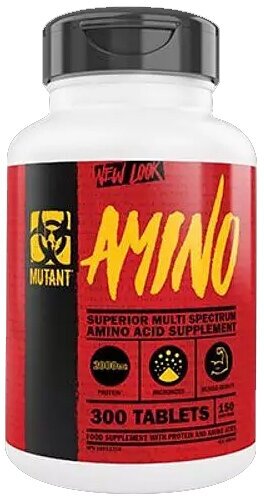 Аминокислота Mutant Amino, без вкуса, 300 шт.