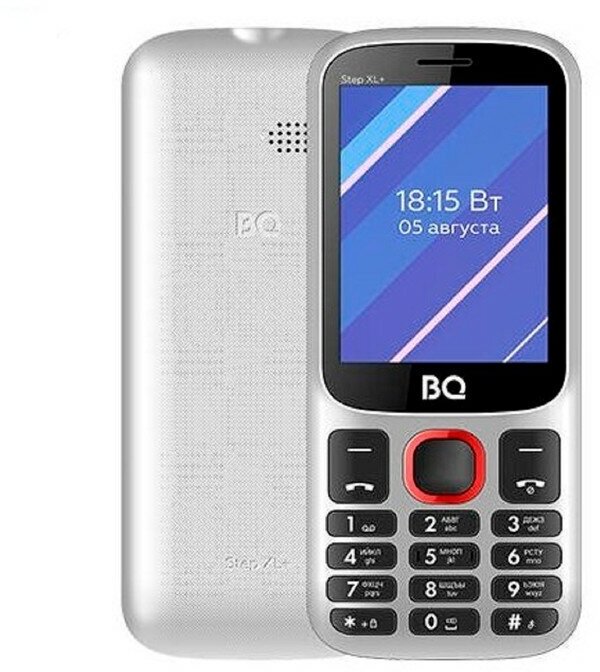 Сотовый телефон BQ M-2820 Step XL+, 2.8", 2 sim, 32Мб, microSD, 1000 мАч, бело-красный