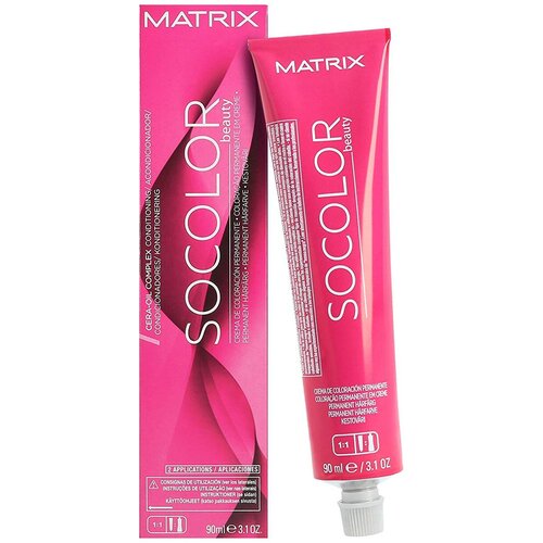 Matrix Крем - краска SoColor beauty, 4Ma шатен мокка пепельный, 90 мл