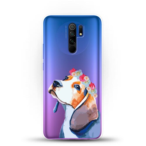 фото Силиконовый чехол бигль на xiaomi redmi 9 andy & paul