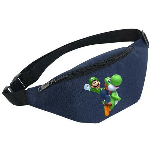 фото Сумка поясная noname, синий