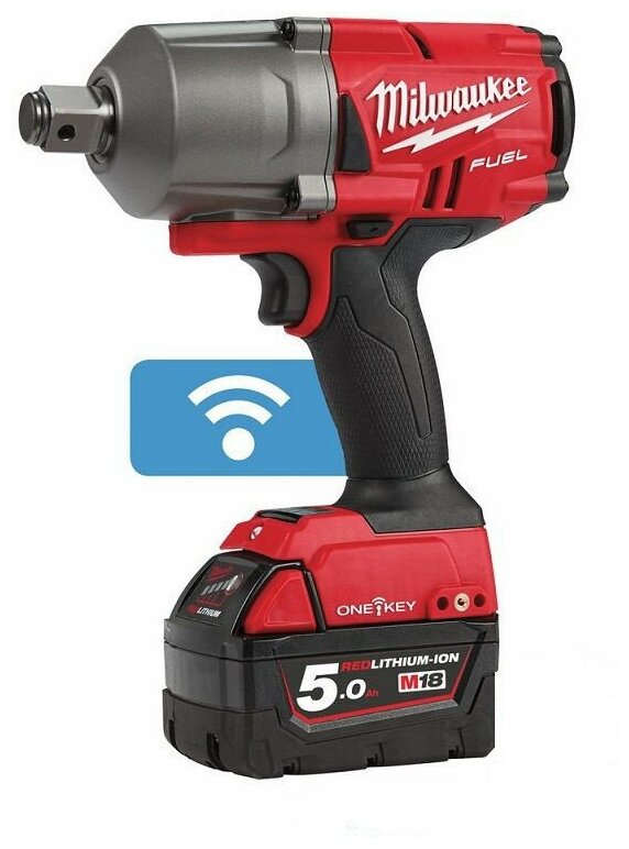 Аккумуляторный ударный гайковерт Milwaukee M18 ONEFHIWF34-502X - фотография № 11