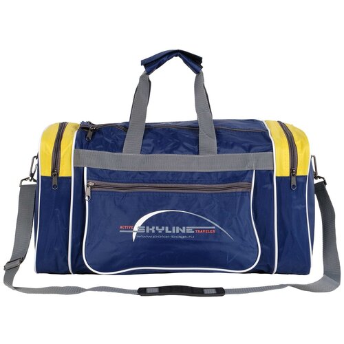 Спортивная сумка Polar, дорожная сумка,ручная кладь, ремень через плечо, полиэстер, водоотталкивающая ткань 46 х 25 х 20