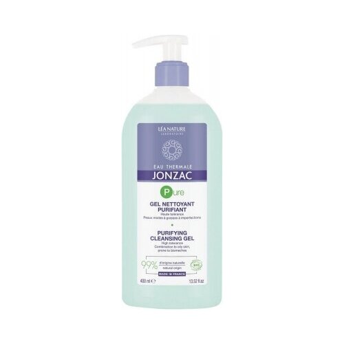 Eau Thermale Jonzac Pure Purifying Cleansing Gel Очищающий гель для проблемной кожи лица, 400 мл.