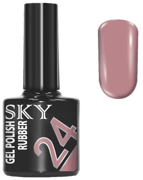 SKY Гель-лак Gel Polish Rubber, 10 мл, 24