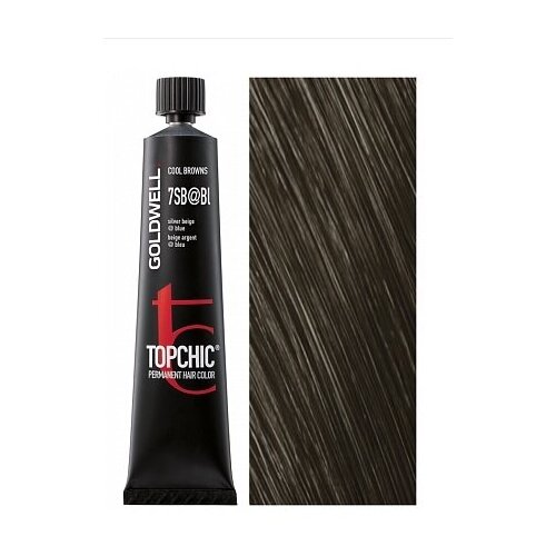 Стойкая крем краска Goldwell Topchic 8CA холодный пепельный блонд