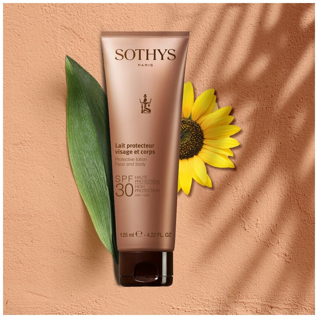 Sothys, Крем-эмульсия с SPF30 для лица и тела Protective Lotion Face And Body SPF30, 125 мл.