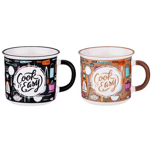 фото Кружка 380 мл 2 вида в ассортименте без упак. lefard (153-817)