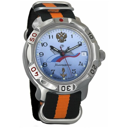 Наручные часы Восток Командирские, оранжевый наручные часы восток командирские мужские наручные часы восток командирские 811619 мультиколор