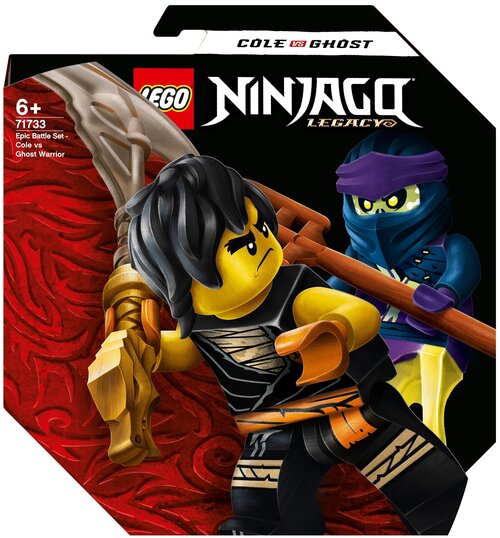 Конструктор LEGO Ninjago 71733 Легендарные битвы: Коул против Призрачного Воина, 51 дет.