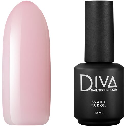 Гель Diva Nail Technology, Fluid №1 гель diva nail technology fluid 4