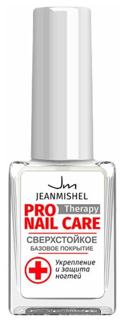 Jeanmishel Базовое покрытие Pro Nail Care сверхстойкое, прозрачный, 6 мл