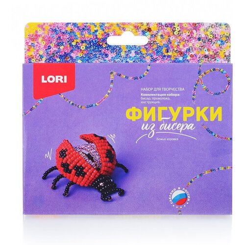 Фигурки из бисера «Божья коровка»