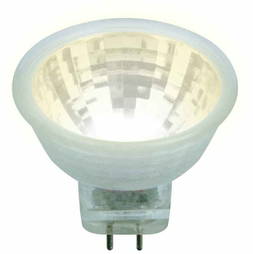 Uniel LED-MR11-3W/WW/GU4/220V GLZ21TR Лампа светодиодная, 220V. Прозрачная. UL-00001702