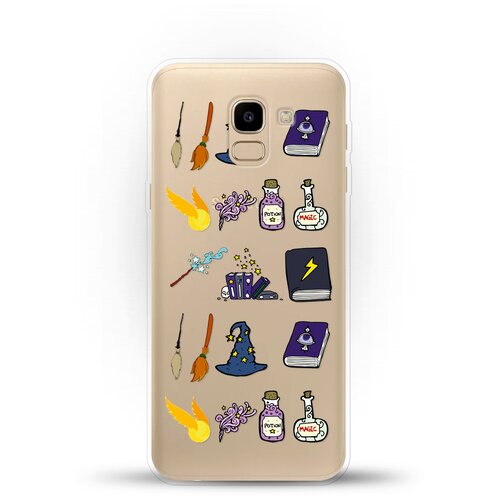 фото Силиконовый чехол узор hp на samsung galaxy j6 (2018) andy & paul