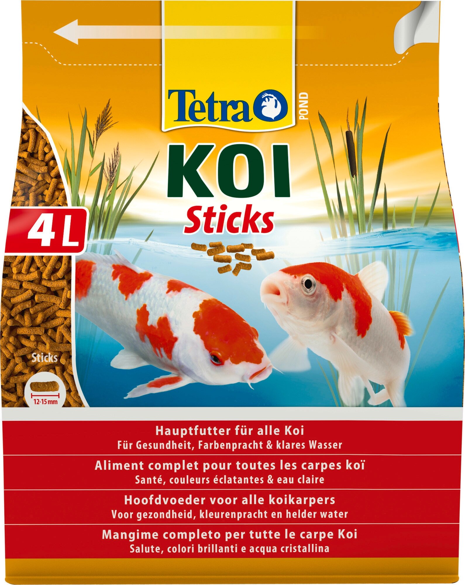 Корм для прудовых рыб Tetra Pond Koi Sticks 4 л (палочки)