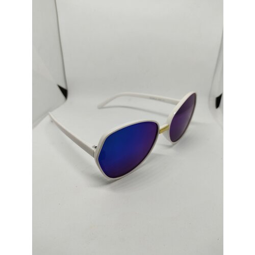 фото Солнцезащитные очки детские белые с зеркальными линзами нет бренда