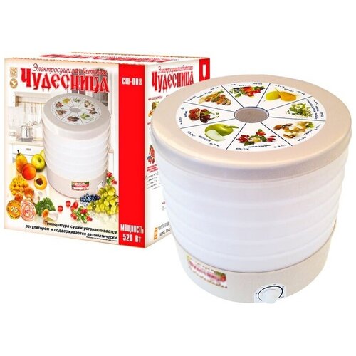 Сушка Чудесница СШ-008 520Вт 5 решеток 25л круглая 427600₽