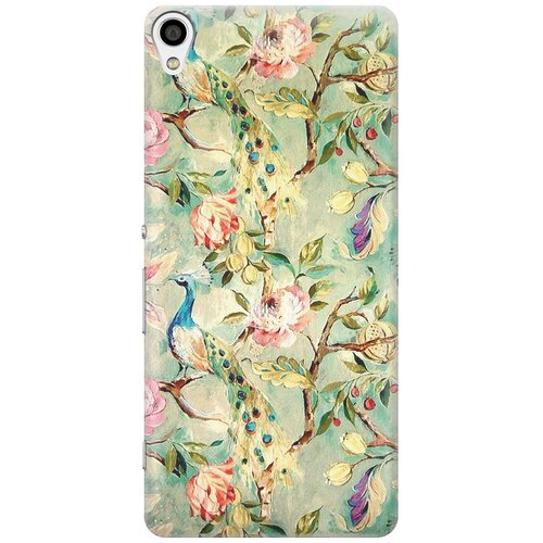 фото Cиликоновый чехол на sony xperia xa / сони иксперия ха с принтом "винтажный цветочный паттерн" gosso