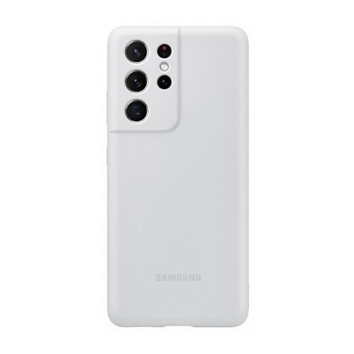 фото Чехол samsung silicone cover для galaxy s21 ultra серый