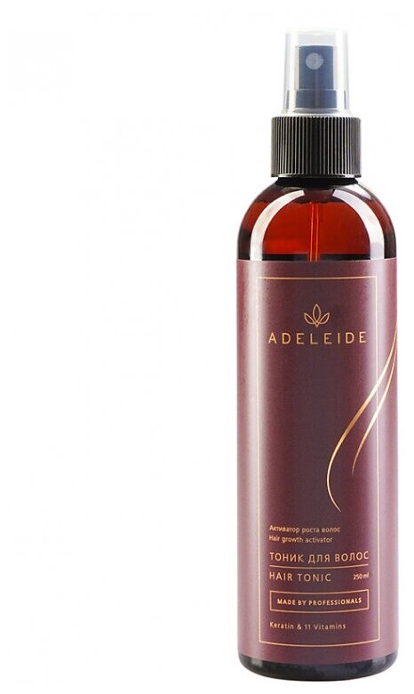 Тоник для волос LAdeleide с кератином и 11 витаминами 250мл - фото №1