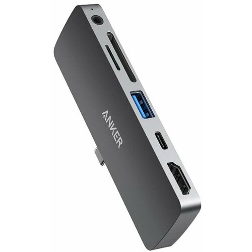 Хаб USB Anker 6-in-1 USB-C PD A83620A1-GR