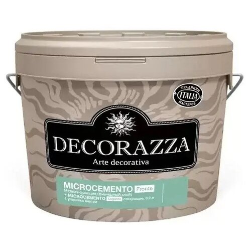 Декоративное покрытие Decorazza Microcemento Fronte + Legante, MC 10-07, 3 кг