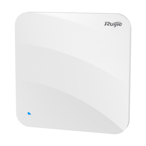 Ruijie Indoor high-density 802.11ax wireless access point, dual-radio dual-band, up to 400Mbps for 2.4G (2*2 MIMO), up to 4.8Gbps for 5G (4*4 MIMO), u