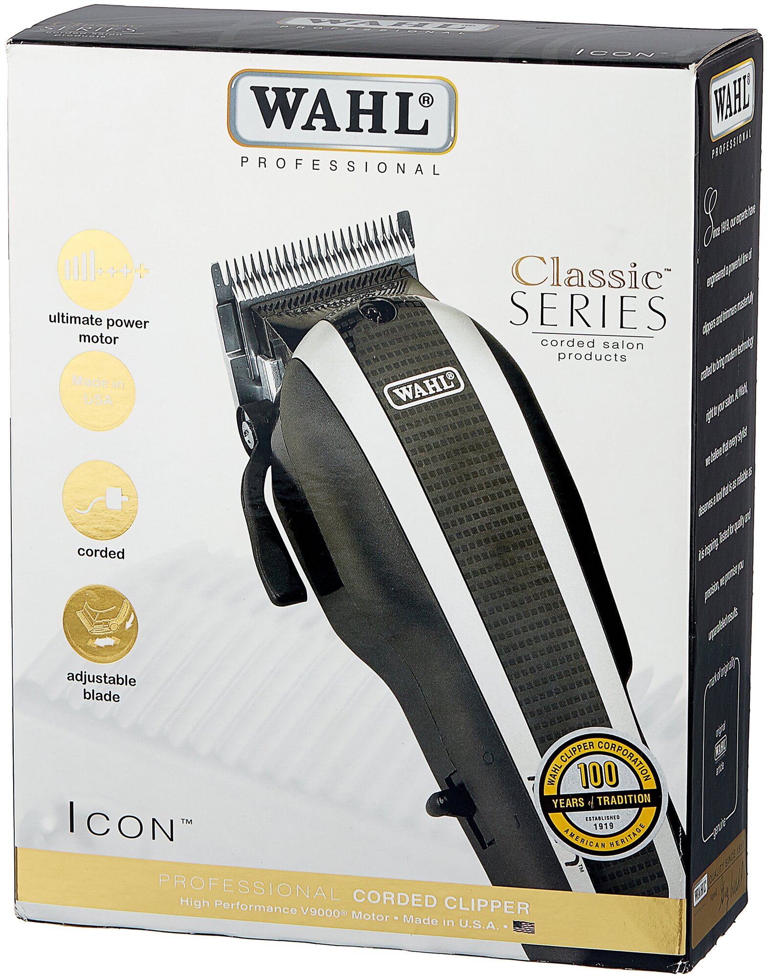 Машинка для стрижки волос Wahl Hair clipper Icon 8490-016/4020-0470 - фотография № 4