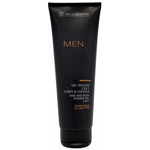 Academie Men: Гель-душ 2 в 1 для тела и волос (Gel Douche 2 en 1 Corps Et Cheveux), 250 мл