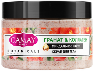 Camay Cкраб для тела Botanicals Гранат & коллаген, 290 мл