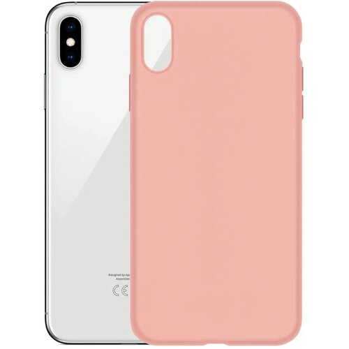 Чехол Devia для iPhone XS Max Nature Series Silicone Case, розовый силикон матовый чехол mattecover для apple iphone xs max силиконовый бирюзовый