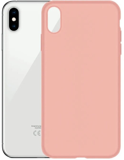 Чехол для смартфона Devia Apple iPhone XS Max Nature Series Silicone Case, розовый силикон