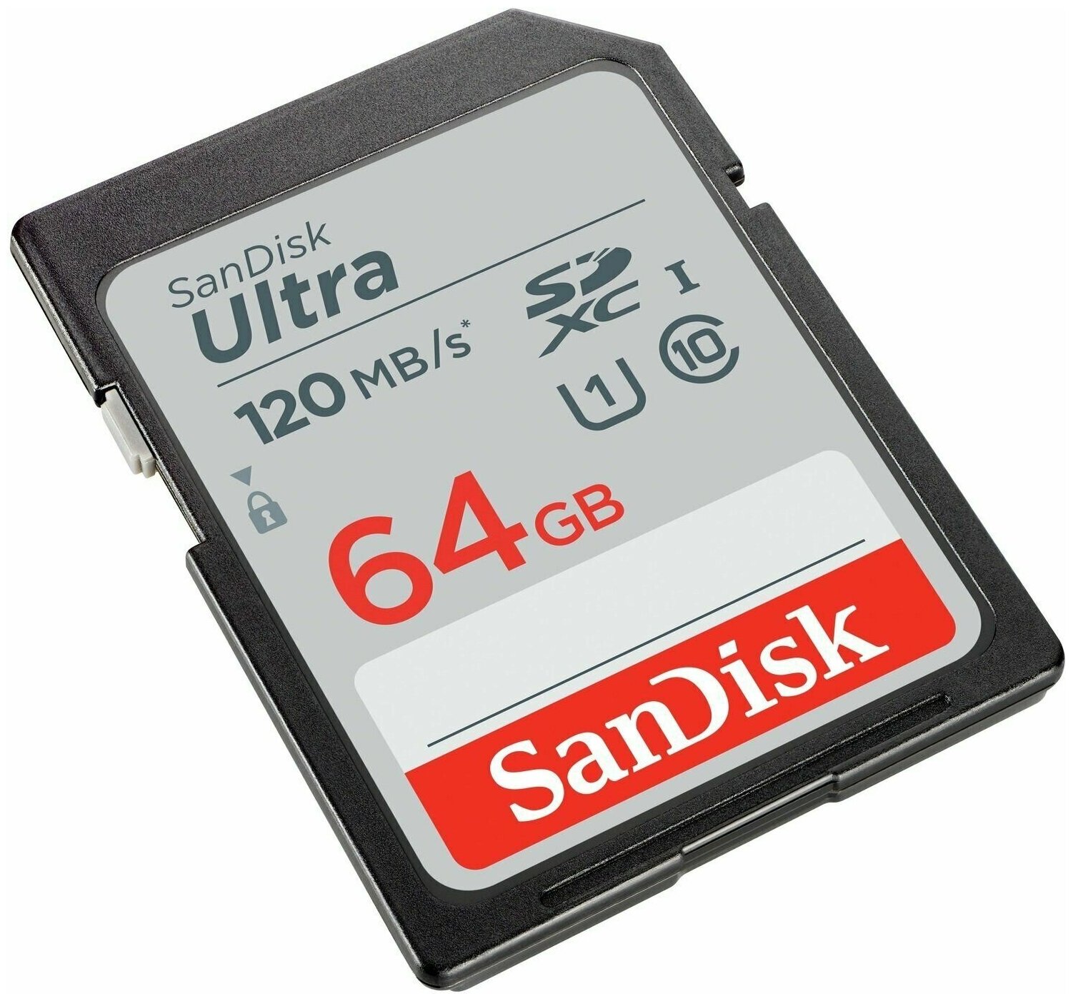 Карта памяти 64GB SanDisk SDXC Class 10 UHS-I Ultra 120MB/s - фото №2