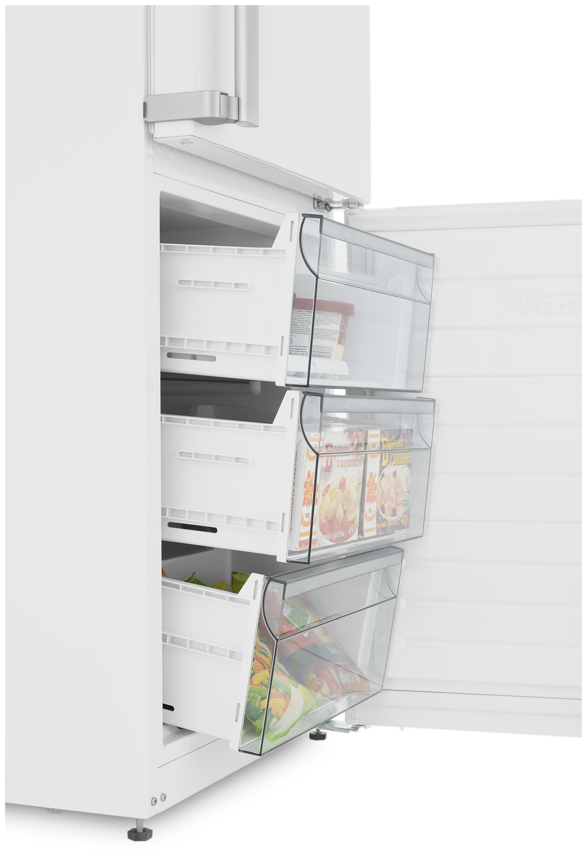 Двухкамерный холодильник Jacky's JR FW 2000 белый - фотография № 10