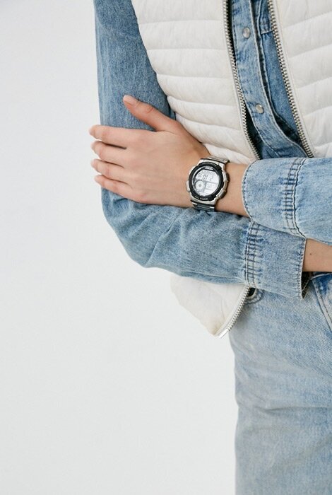 Наручные часы CASIO Collection, черный, серебряный — фото 1