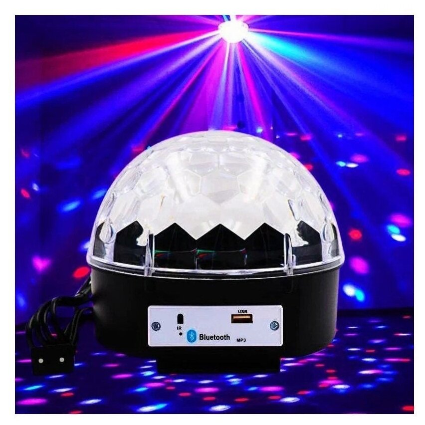 Диско-шар Luoweite MP3 LED Magic Ball Light