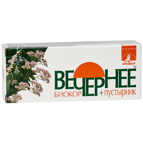 Вечернее + Пустырник др., 60 шт., 1 уп.