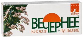 Вечернее + Пустырник др., 60 шт.