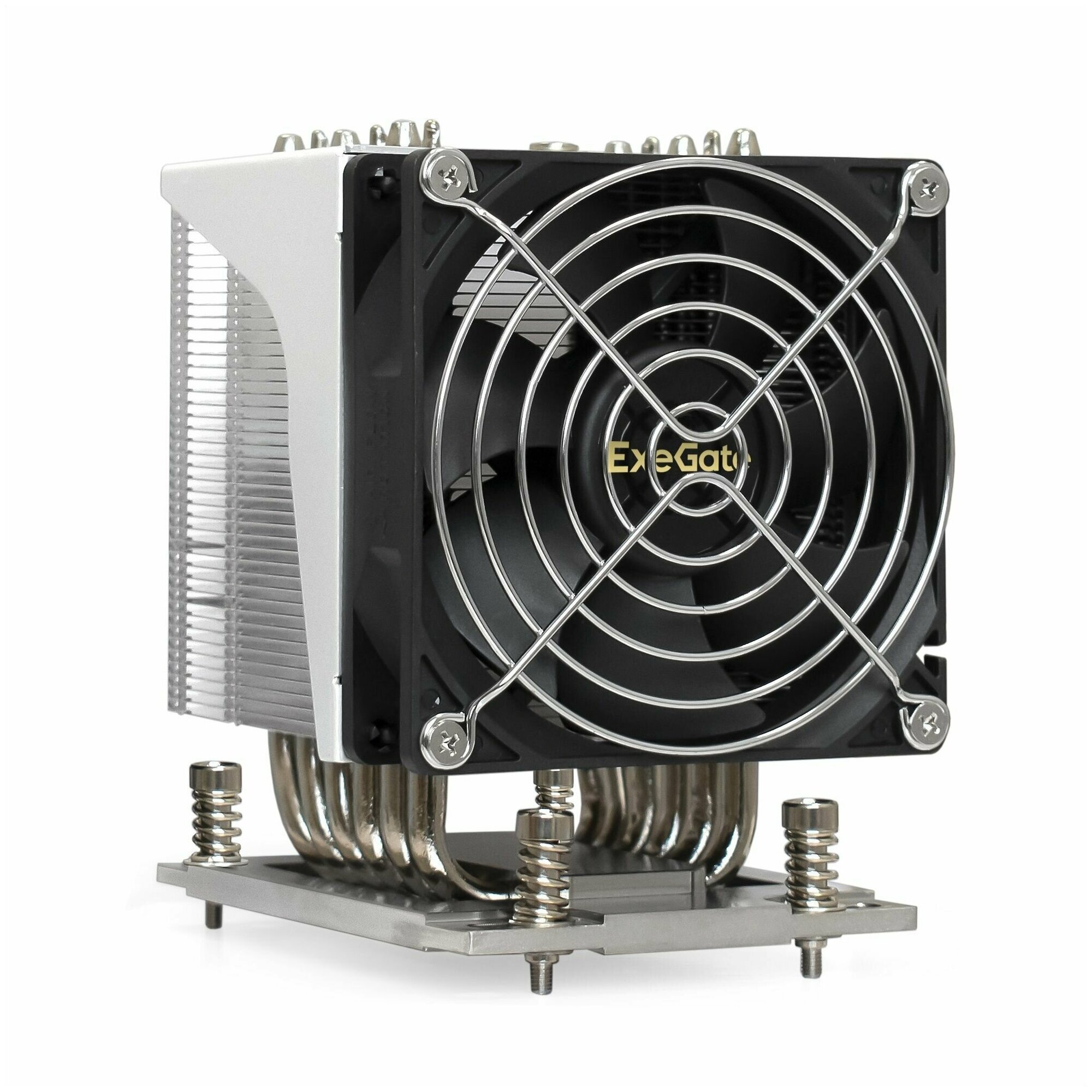 Кулер Exegate EX293437RUS LGA SP3 (Al+Cu, 92mm fan, 1900-3800RPM, 44 dBa, 4-pin PWM, TDP 280W) retail box - фото №1