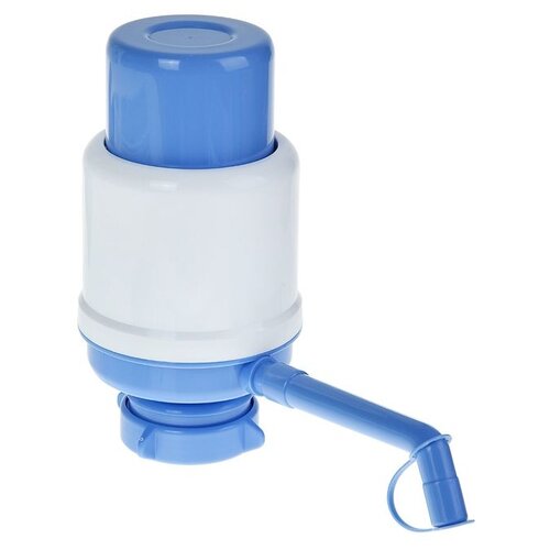 Помпа для воды LESOTO Ideal механическая под бутыль от 11 до 19 л голубая 1317998