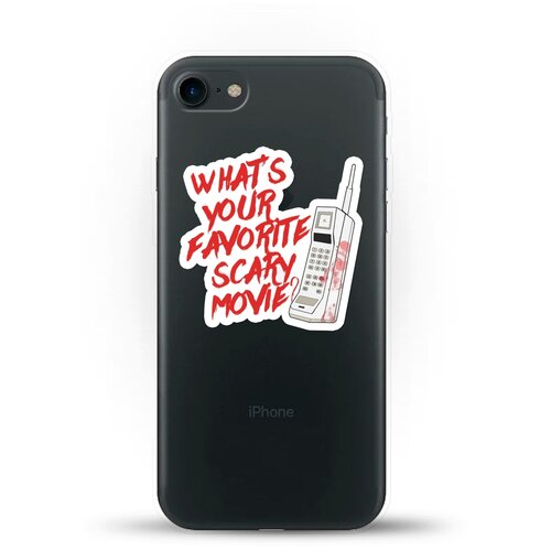 фото Силиконовый чехол scary movie на apple iphone se (2020) andy & paul