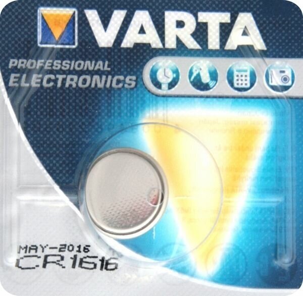 Батарейка Varta CR 1616 Bli 1 Lithium (6616101401) - фото №9