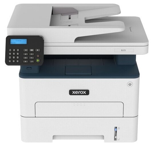 МФУ лазерный Xerox WorkCentre B225DNI (B225V_DNI) A4 Duplex Net WiFi белый/синий